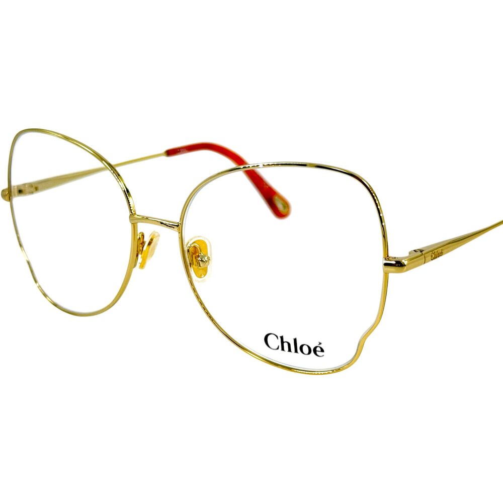 Chloe CH0098O Womens Metal Eyeglass Frame 005 Gold 56-16 Italy - Picture 2 of 6